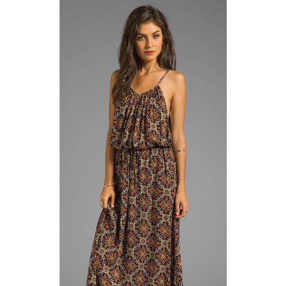 Revolve FLYNN SKYE Maxi Tank Dress in Black Floral Size 1 Small - Picture 9 of 15